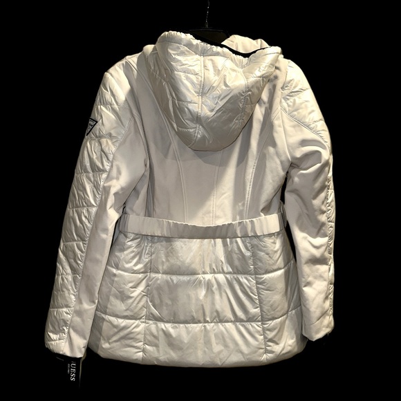🎉 Host Pick! 🎉 NWT Guess Belted Winter Coat Women’s Medium - Picture 11 of 13
